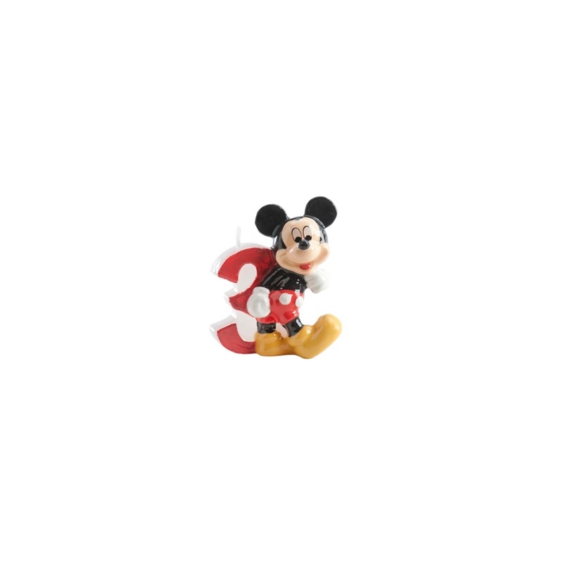 Vela numero 3 Mickey Mouse