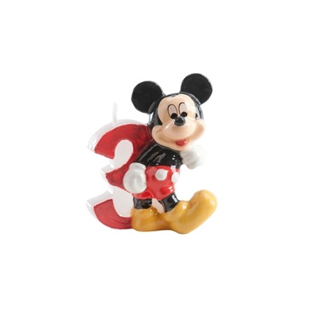 Vela numero 3 Mickey Mouse