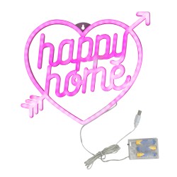 Lámpara de neón - Happy home