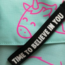 Estuche unicornio mint - Time to believe in you