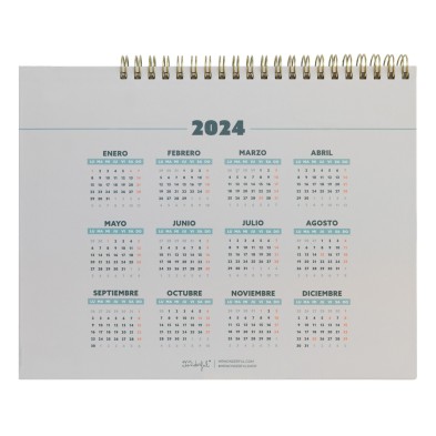 Calendario de sobremesa 2024 - 2024 sueños por cumplir