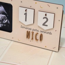 Contador de Semanas de Embarazo Personalizable