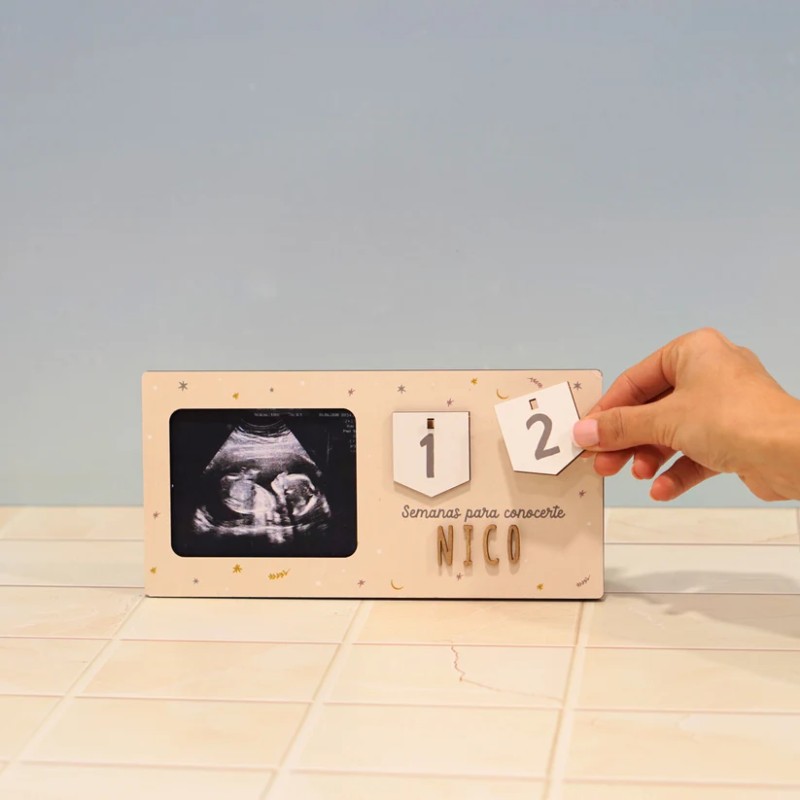 Contador de Semanas de Embarazo Personalizable