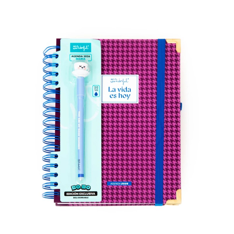 Agenda diaria Office La vida es hoy Mr. Wonderful | 2026 |