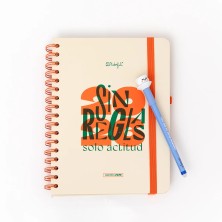 Agenda Office semanal 2026 Sin reglas, solo actitud Mr. Wonderful