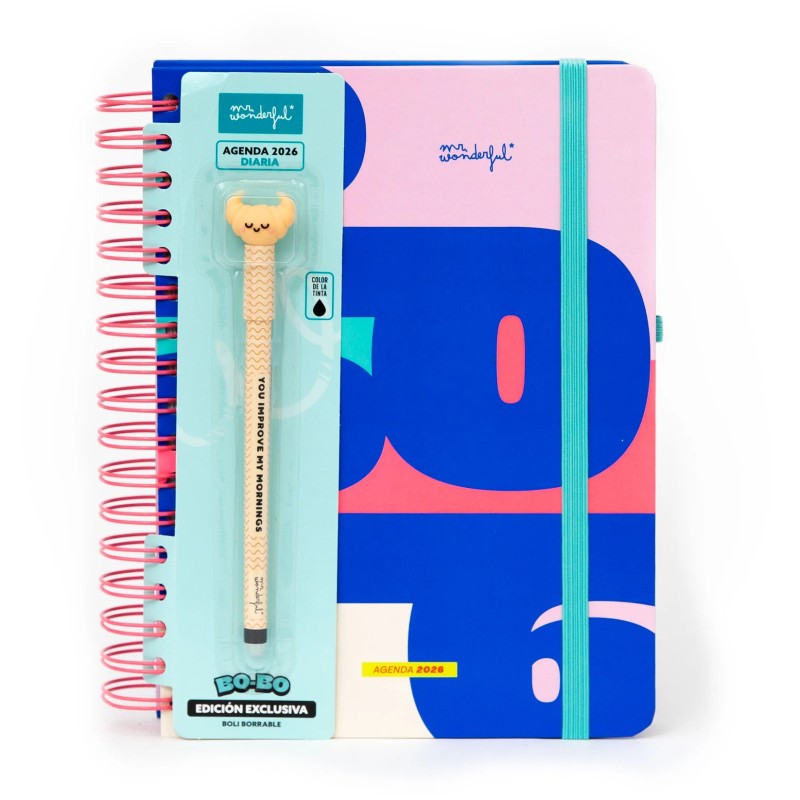 Agenda Wonder Diaria 2026 Cuando una puerta se cierra se abre esta agenda