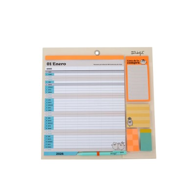 Calendario magnético familiar 2026 La mejor versión de nosotros