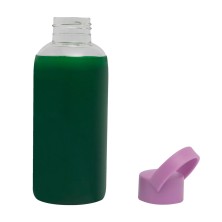 Botella de cristal con mensaje “Llenas mis días de energía”