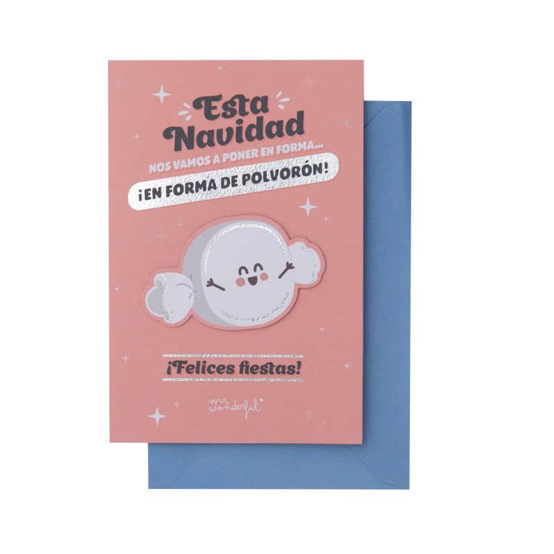 Postal navideña Esta Navidad nos vamos a poner en forma...