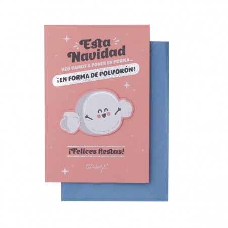 Postal navideña Esta Navidad nos vamos a poner en forma...