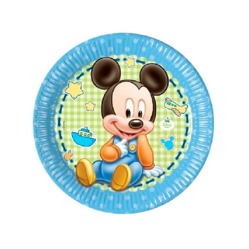 Platos Mickey Mouse Bebé 23 cm