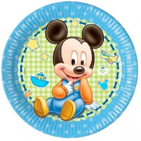 Platos Mickey Mouse Bebé 23 cm