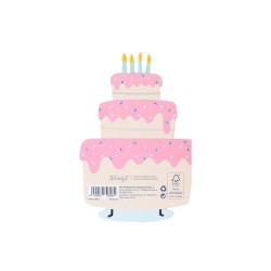 Postal cumpleaños - Qué bien te sienta soplar velas y cumplir deseos